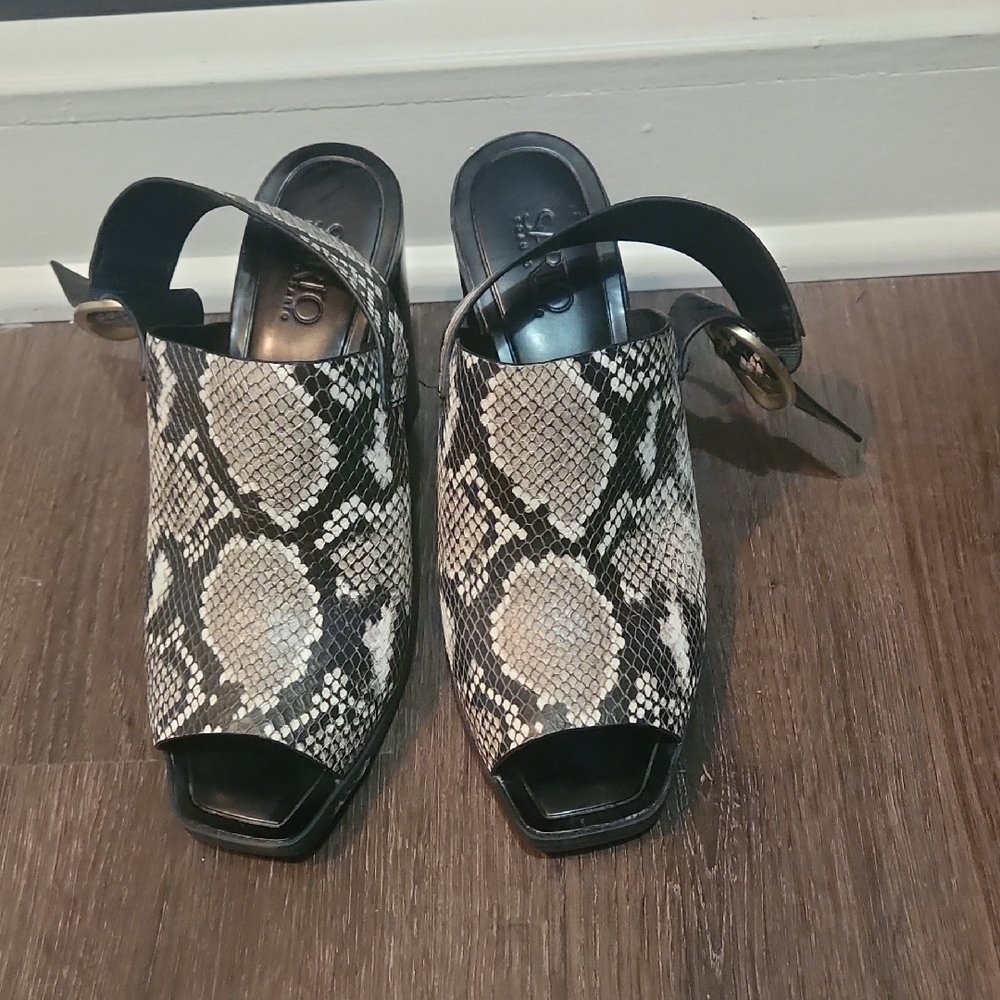 Snakeskin Patterned Women's Shoes